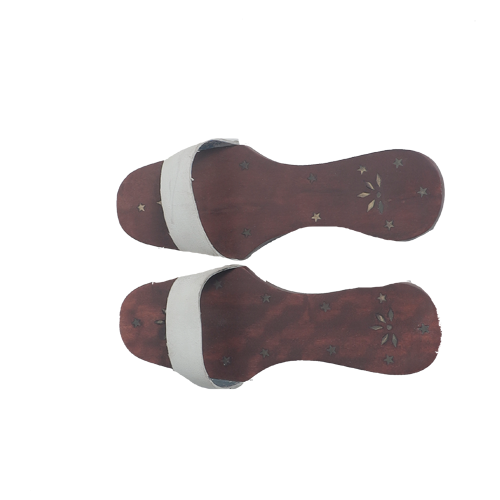 Tibetan wooden sandals worn by Buddhist monks