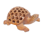 Wooden Tortoise - 3 × 1.5 Inches