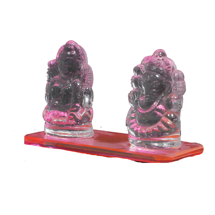 Gulabe Laxmi Ganesh - 3 × 4 Inches